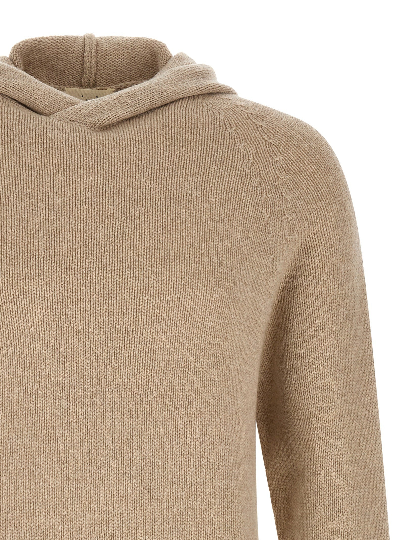 ma' ry' ya Hooded Sweater Beige