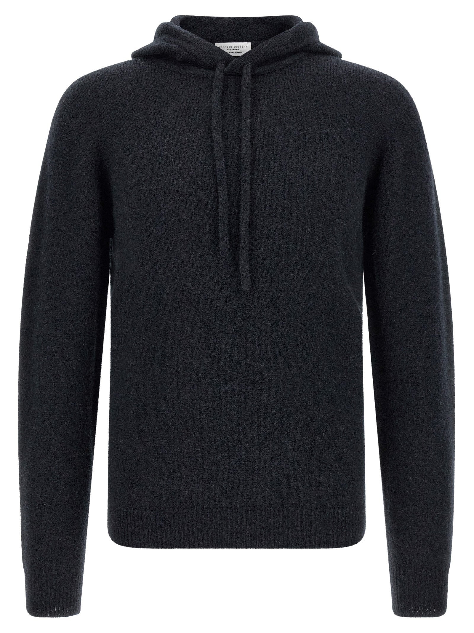 Roberto Collina Hooded Sweater Blue