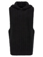 Rick Owens Hooded Tank Top Black