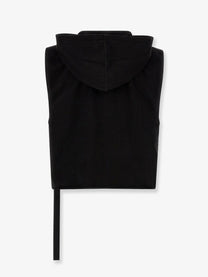 DRKSHDW Men's Hooded Tunic Organic Cotton Sweatshirt Black