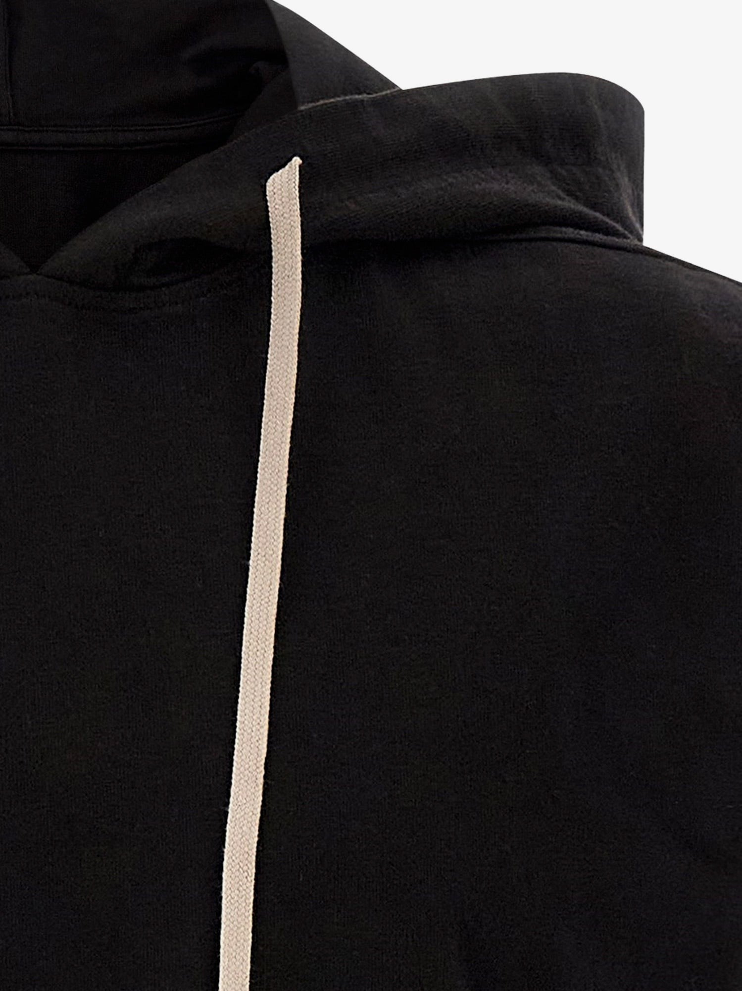 DRKSHDW Men's Hooded Tunic Organic Cotton Sweatshirt Black