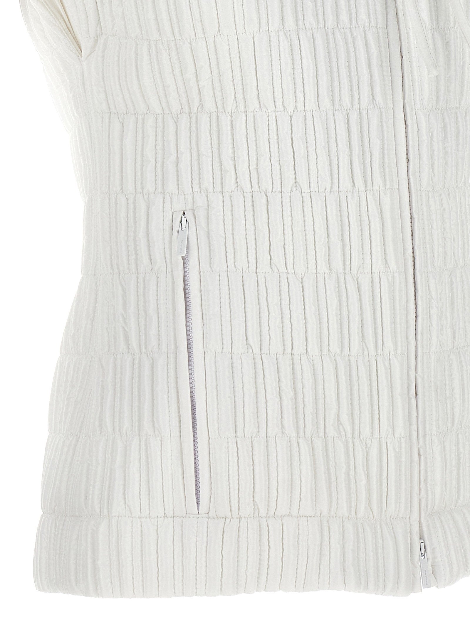 Ferragamo Hooded Vest White
