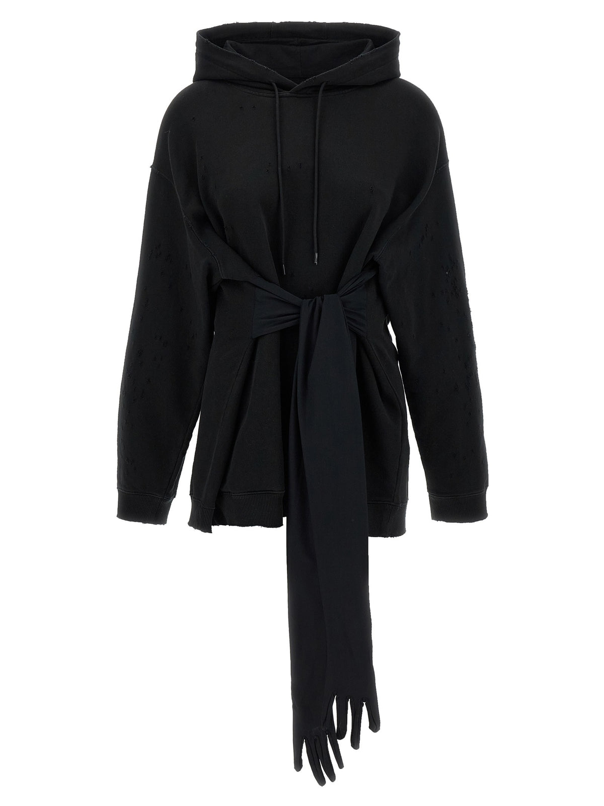 MM6 Maison Margiela Hoodie Dress Black