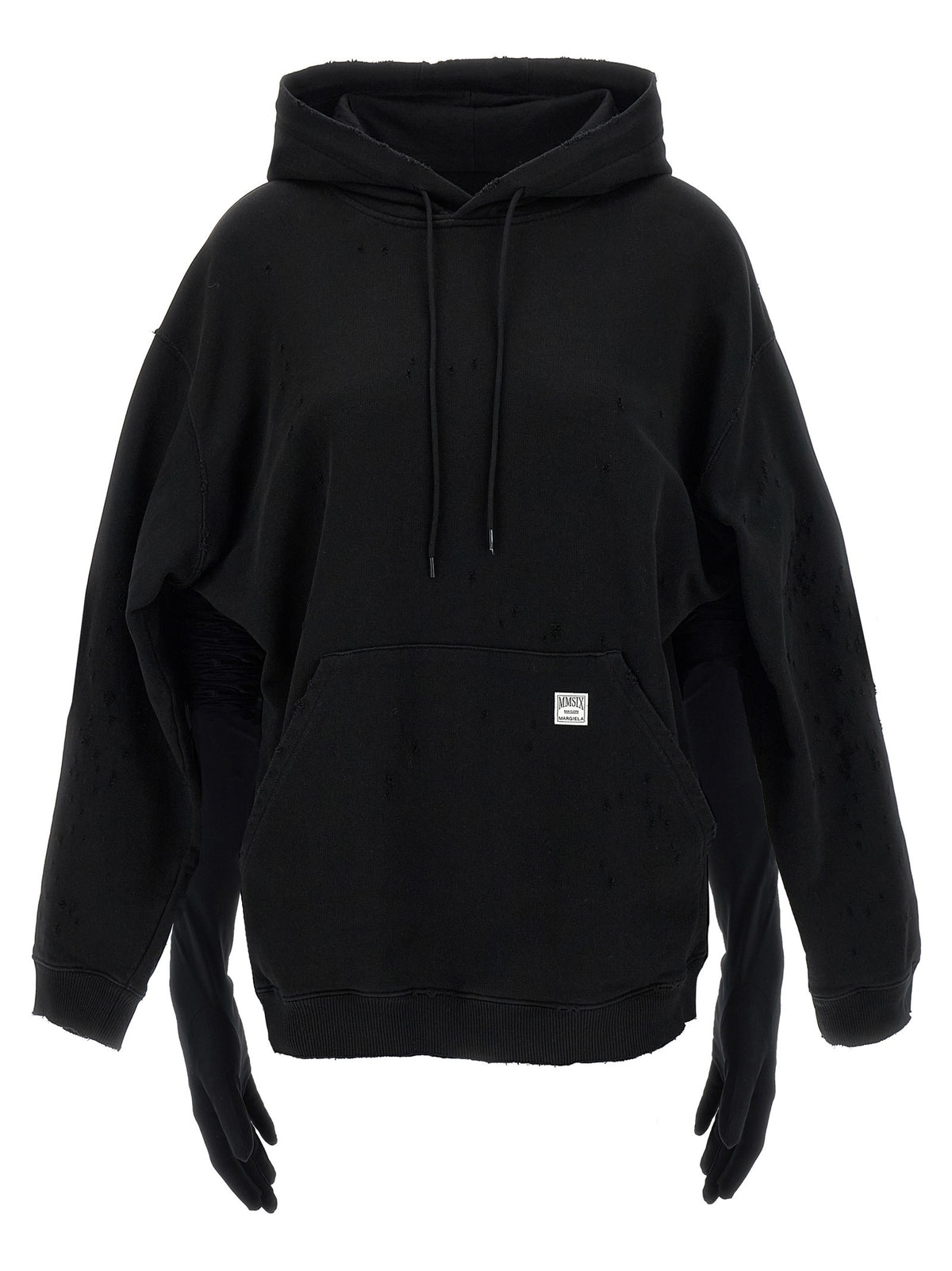 MM6 Maison Margiela Hoodie Dress Black, view 2