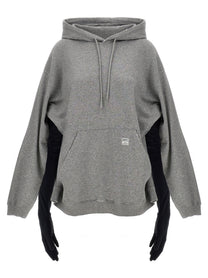 MM6 Maison Margiela Hoodie Dress Grey