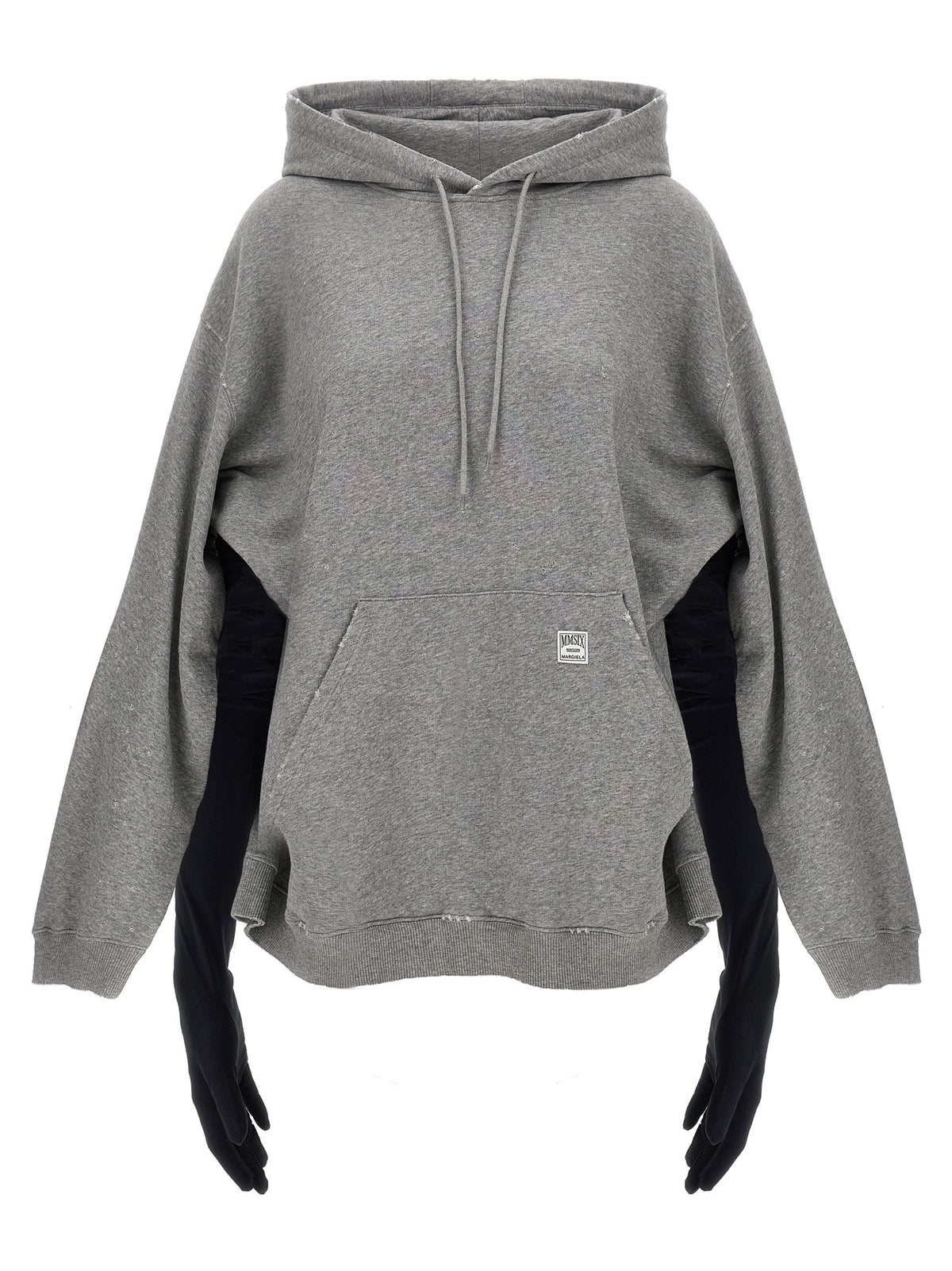 MM6 Maison Margiela Hoodie Dress Grey, view 2