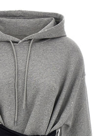 MM6 Maison Margiela Hoodie Dress Grey