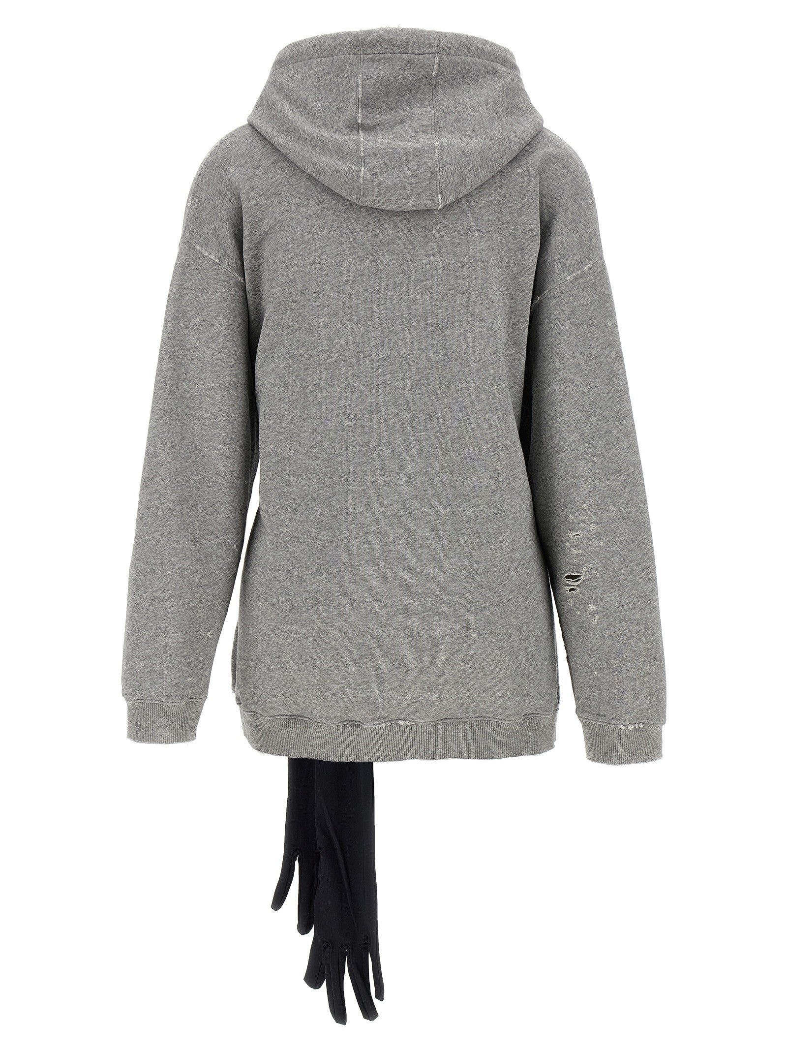 MM6 Maison Margiela Hoodie Dress Grey