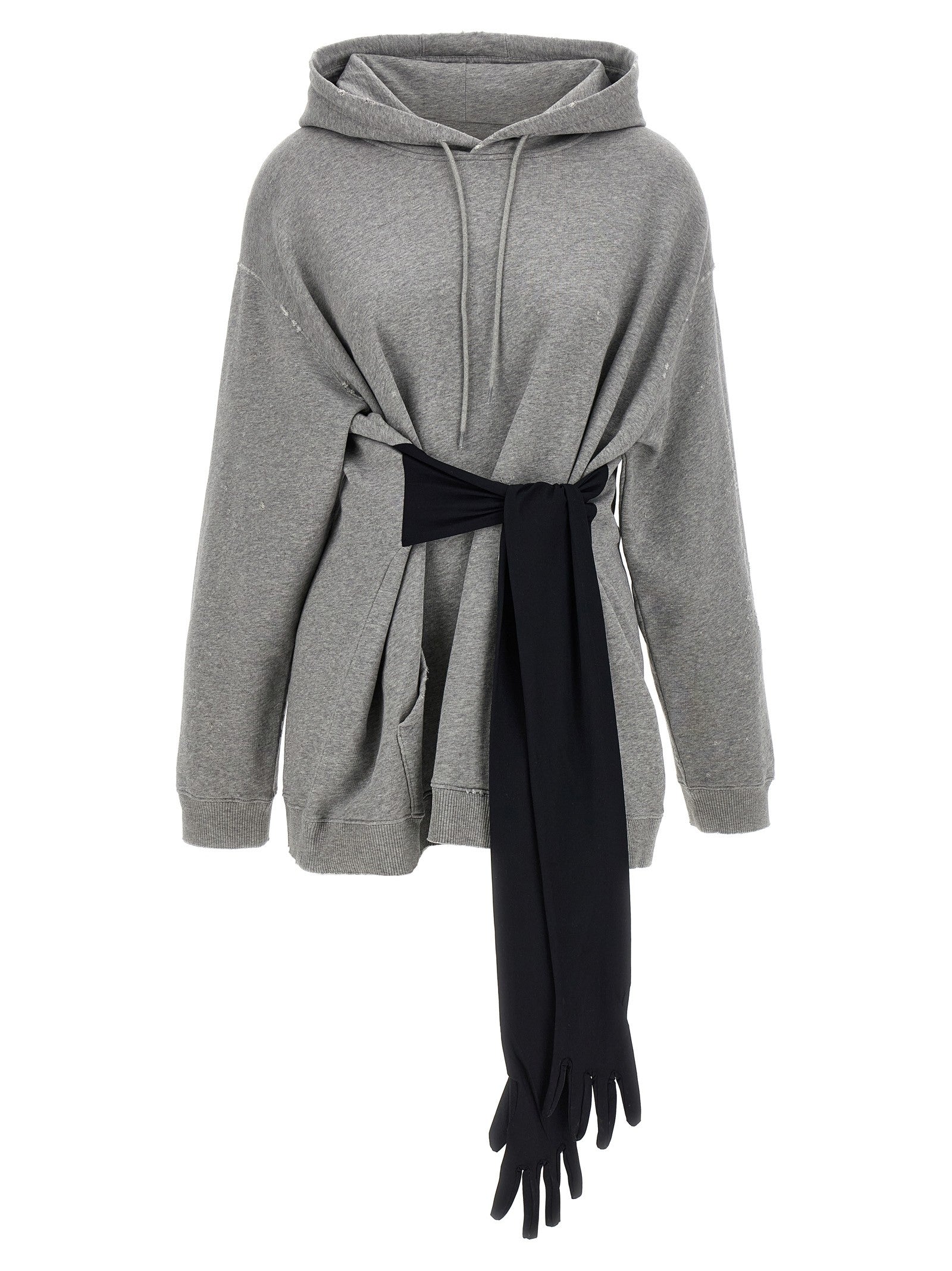 MM6 Maison Margiela Hoodie Dress Grey