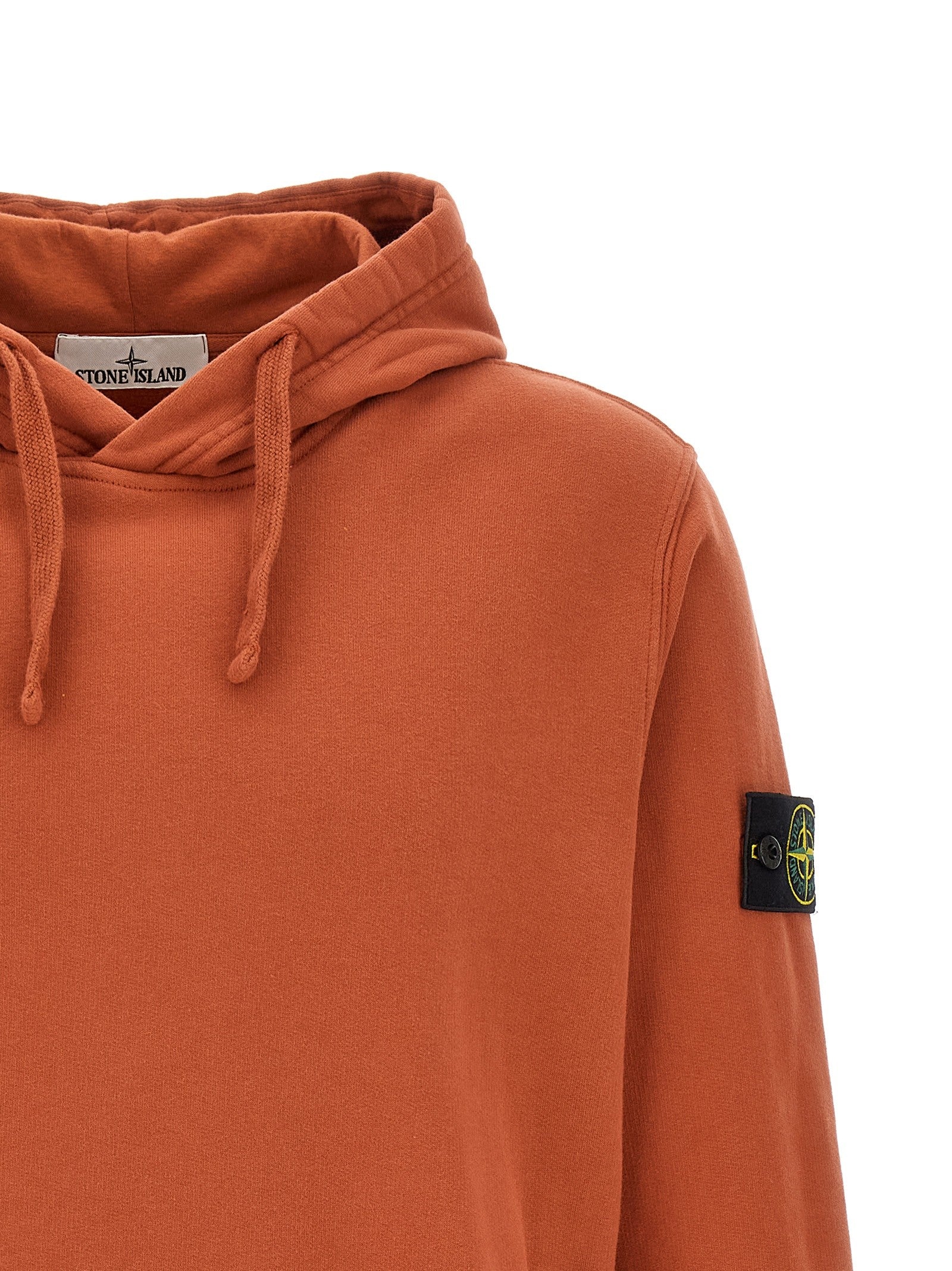 Stone Island Hoodie Orange