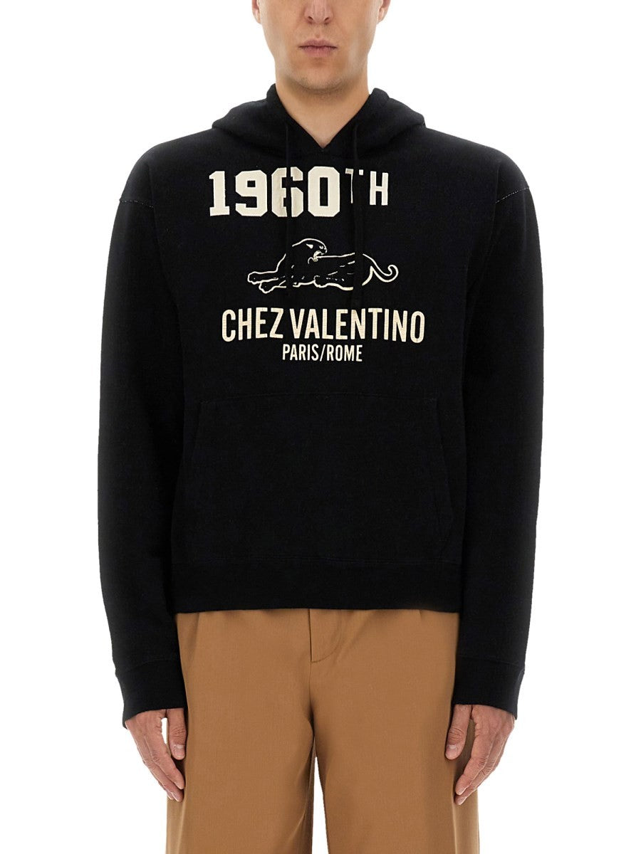Valentino Men's Hoodie Black