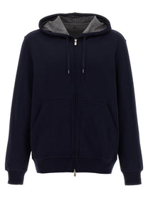 Brunello Cucinelli Hoodie Blue