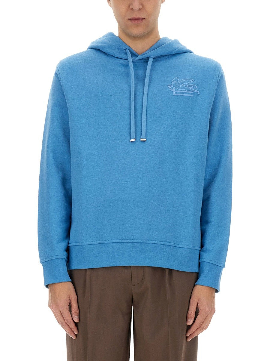 Etro Men's Hoodie Blue