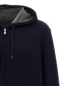 Brunello Cucinelli Hoodie Blue