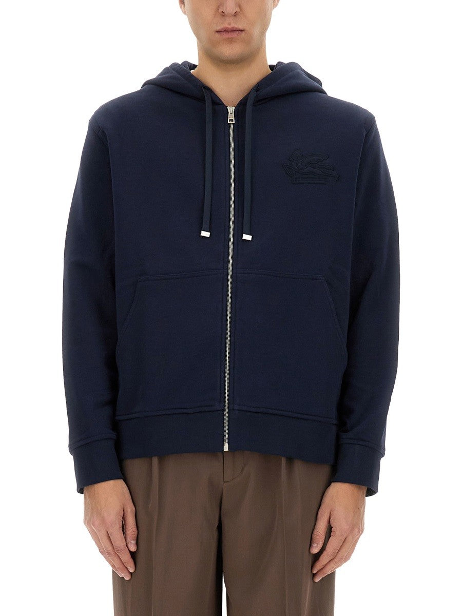 Etro Men's Hoodie Blue