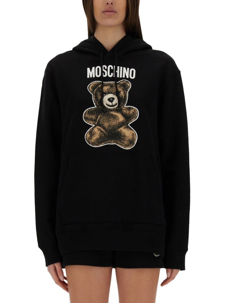 Moschino Women's Hoodie Black