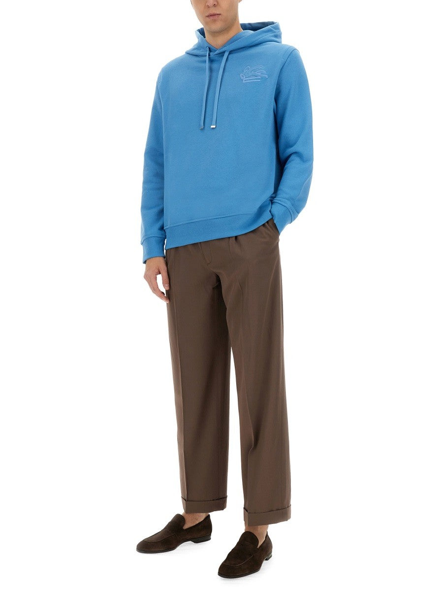 Etro Men's Hoodie Blue