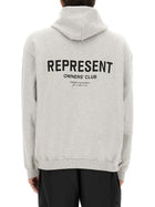 Represent Men's Hoodie Grey, view 3
