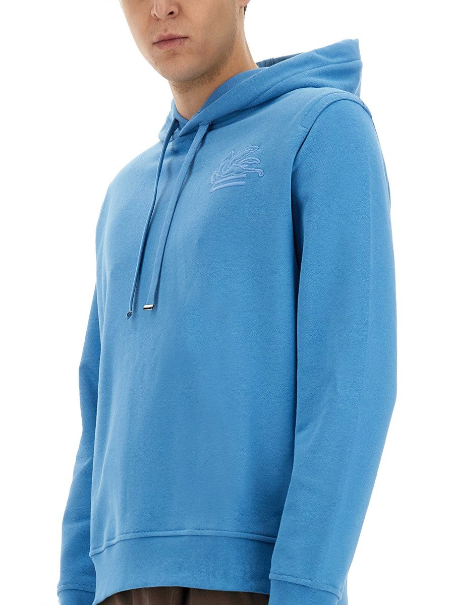 Etro Men's Hoodie Blue