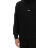 MSGM Men's Hoodie Black, view 4