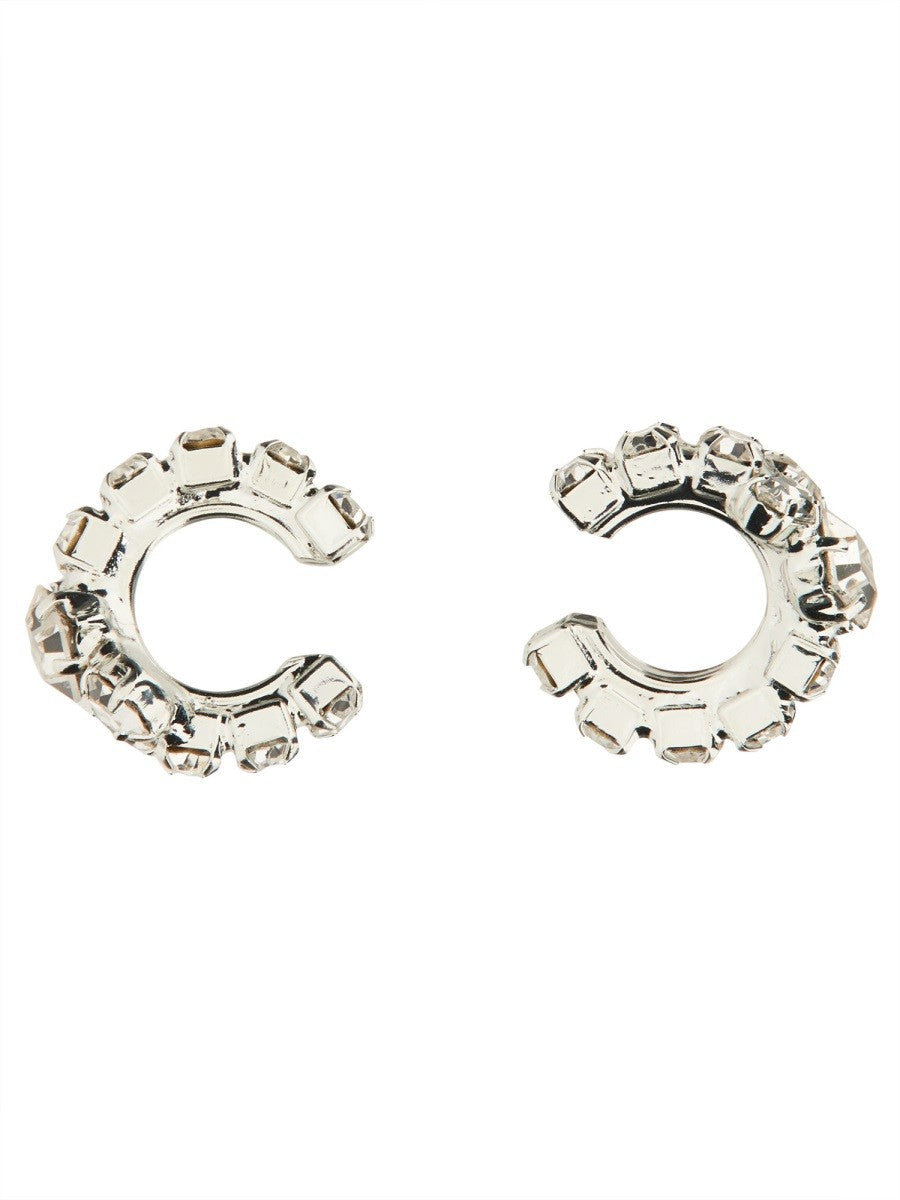 Magda Butrym Women's Hoop Earrings Silver Magda Butrym