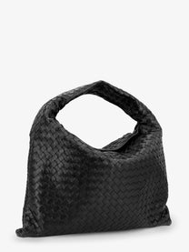 Bottega Veneta Women's Hop Hobo Leather Shoulder Bag Black