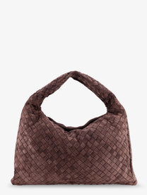 Bottega Veneta Women's Hop Leather Shoulder Bag Brown