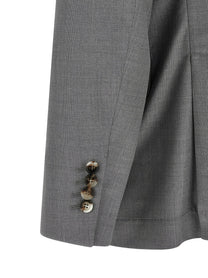 Brunello Cucinelli Hopsack Blazer Grey