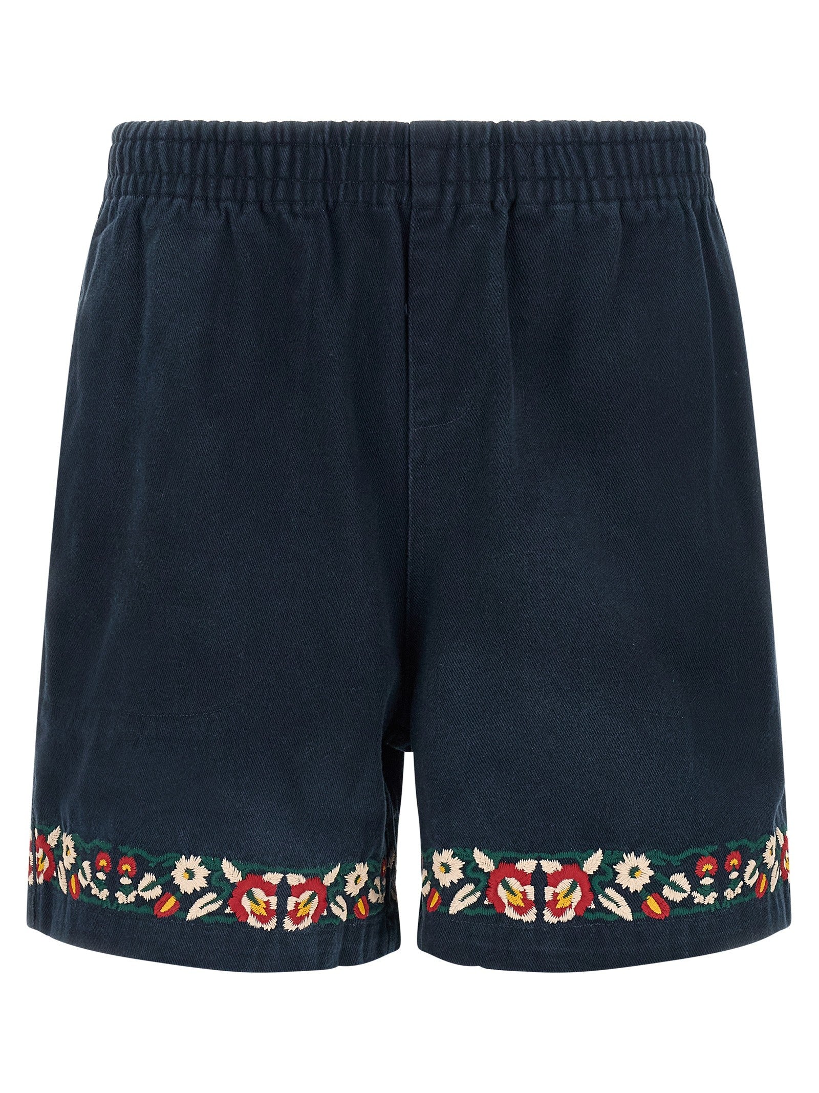 FOUND Horse Equine Bermuda Shorts Blue