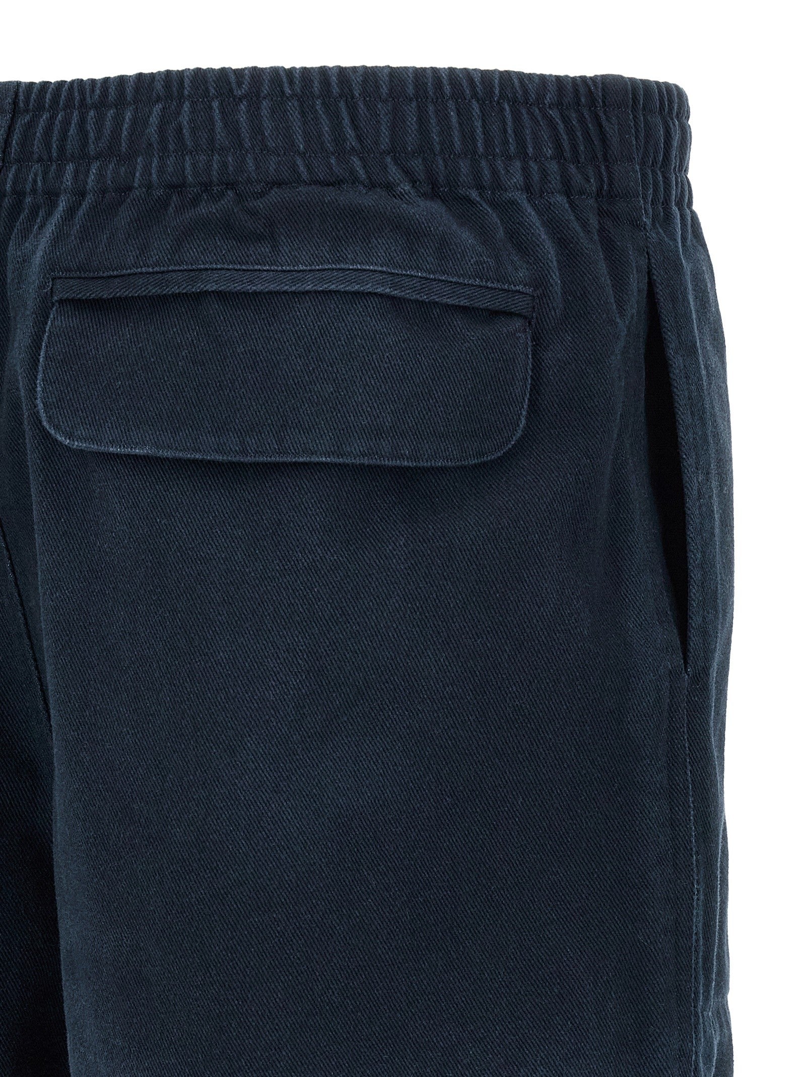 FOUND Horse Equine Bermuda Shorts Blue