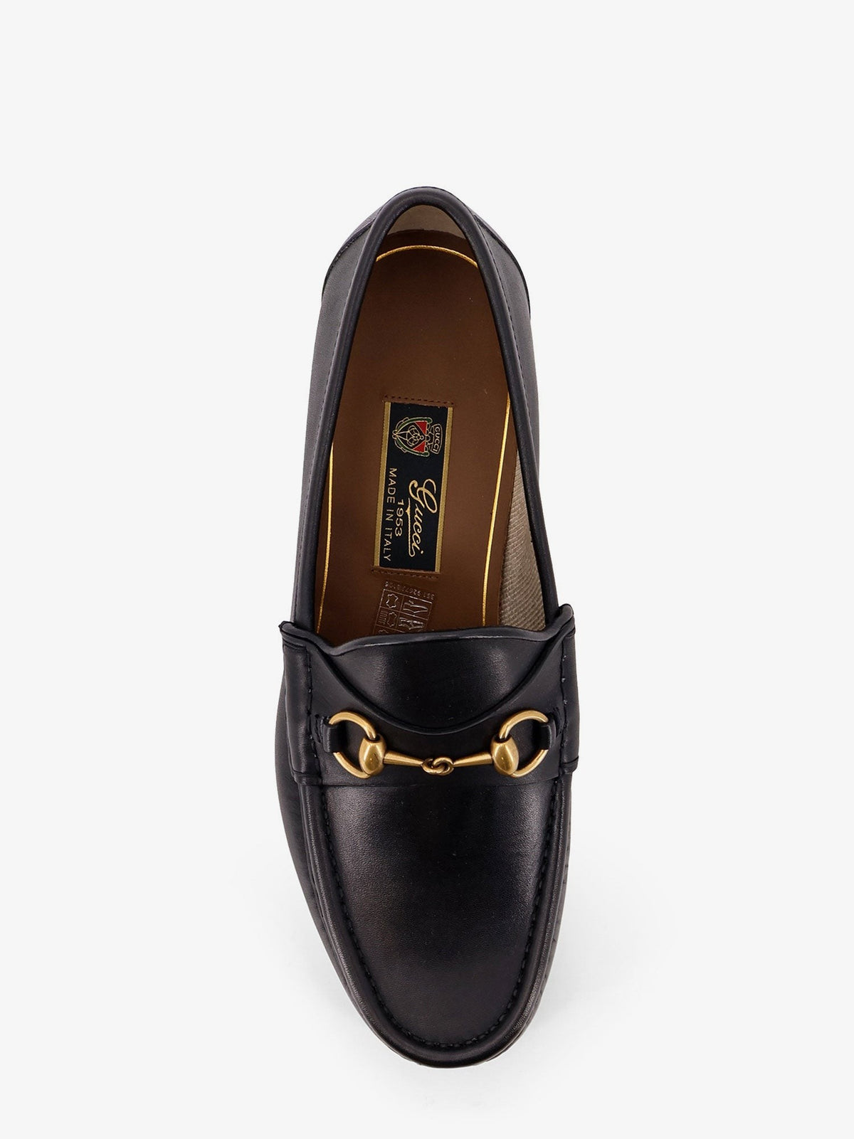 Gucci Men's Horsebit Leather Loafer Black, view 5