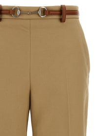 Gucci Horsebit Pants Beige