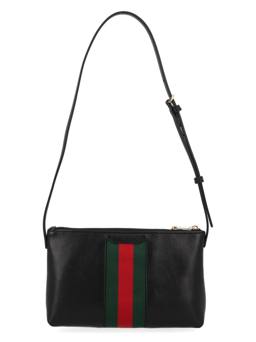 Gucci Women's Horsebit Web Mini Bag Black