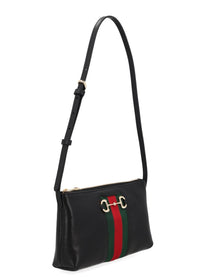Gucci Women's Horsebit Web Mini Bag Black