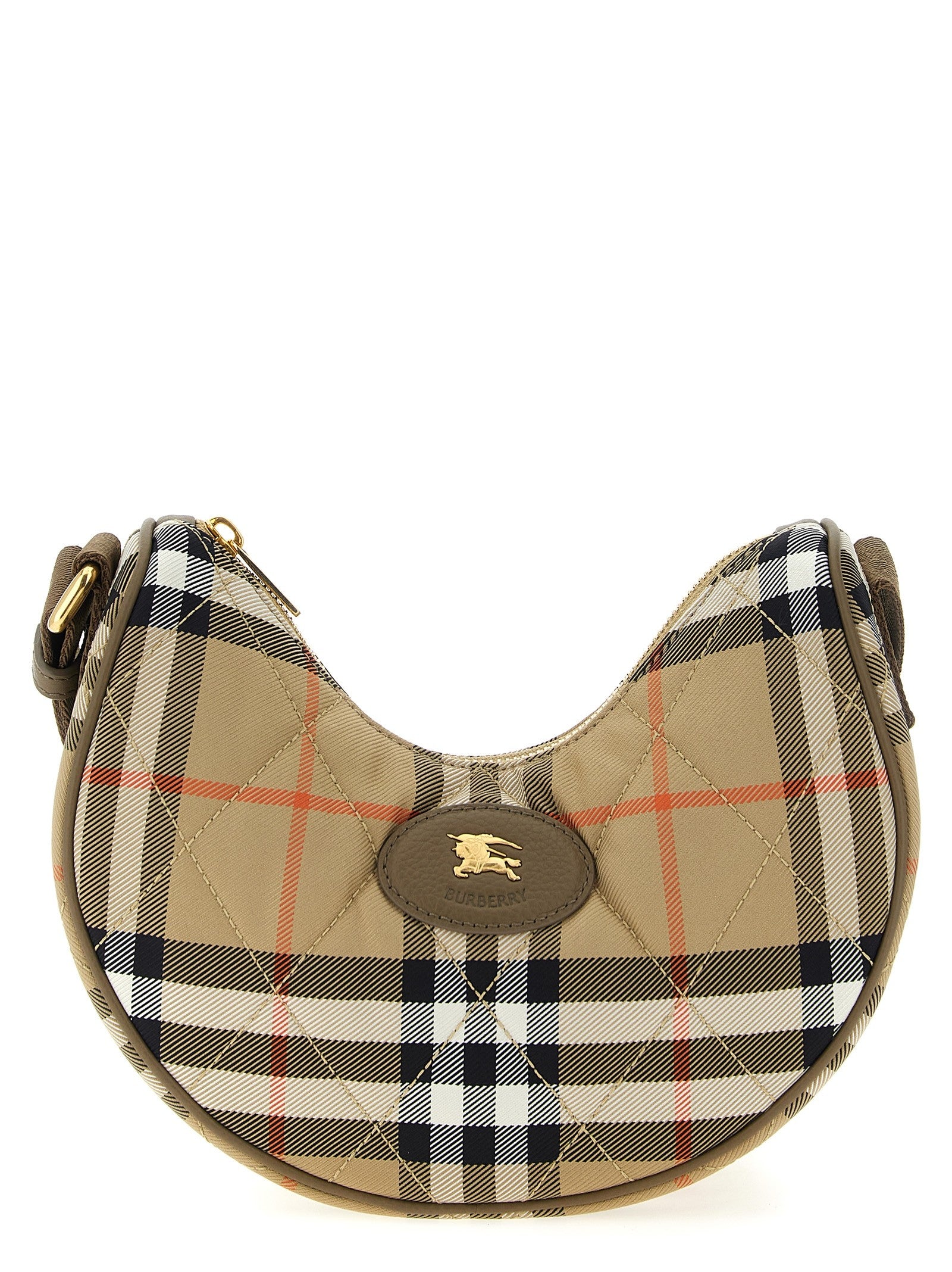 Burberry Horseshoe Crossbody Bag Gold
