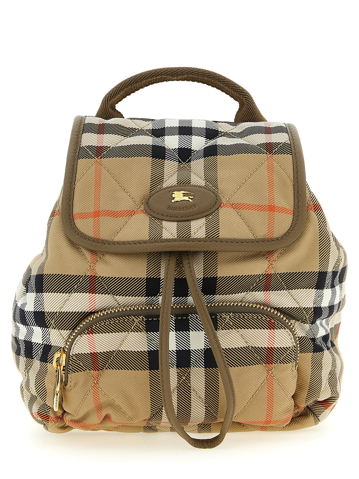 Burberry Horseshoe Mini Backpack Beige