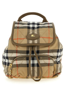 Burberry Horseshoe Mini Backpack Beige