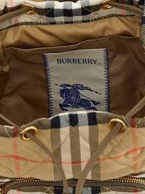 Burberry Horseshoe Mini Backpack Beige