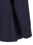 Brunello Cucinelli Houndstooth Blazer Blue