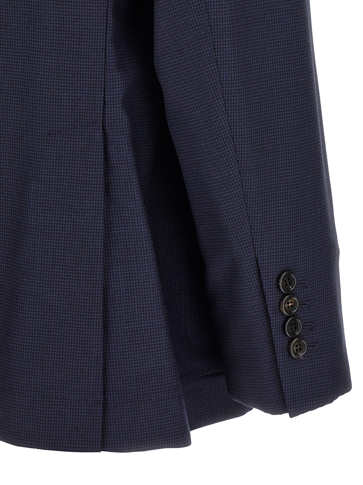 Brunello Cucinelli Houndstooth Blazer Blue