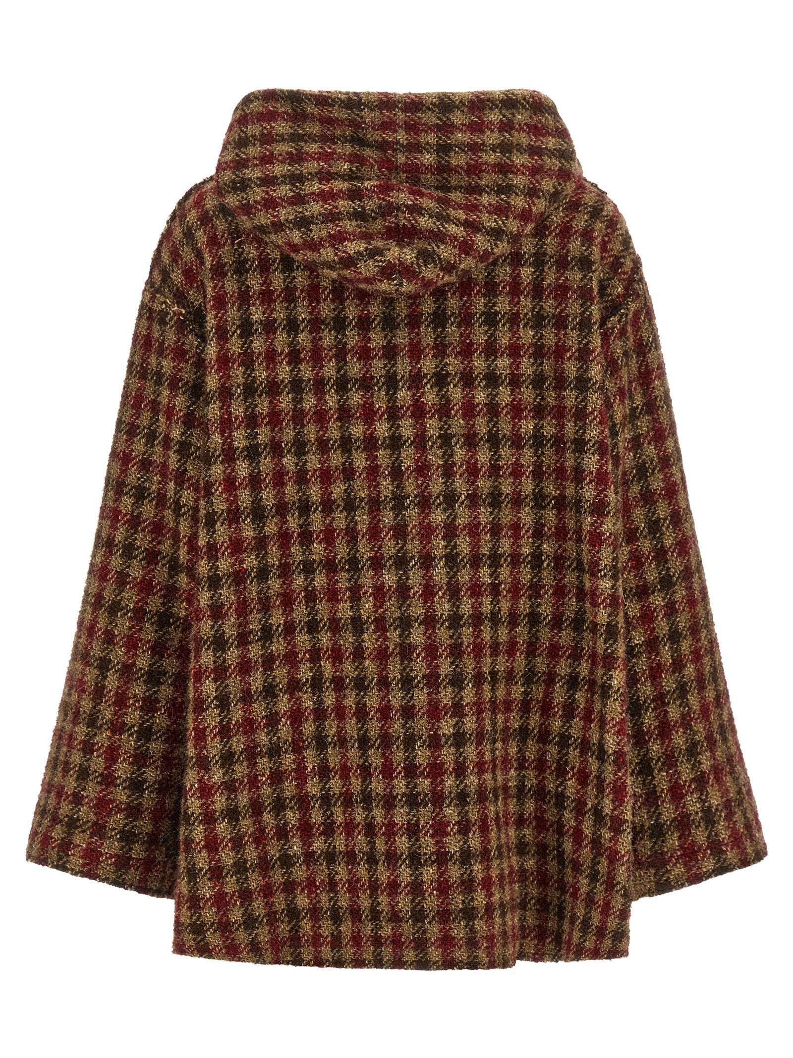 R13 Houndstooth Check Jacket Gold