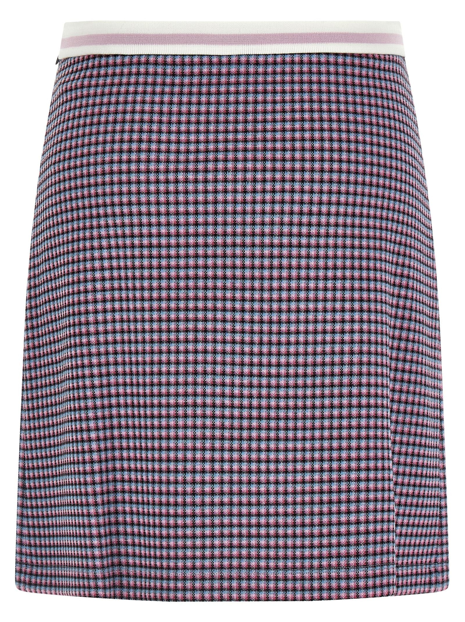 Marni Houndstooth Skirt Purple