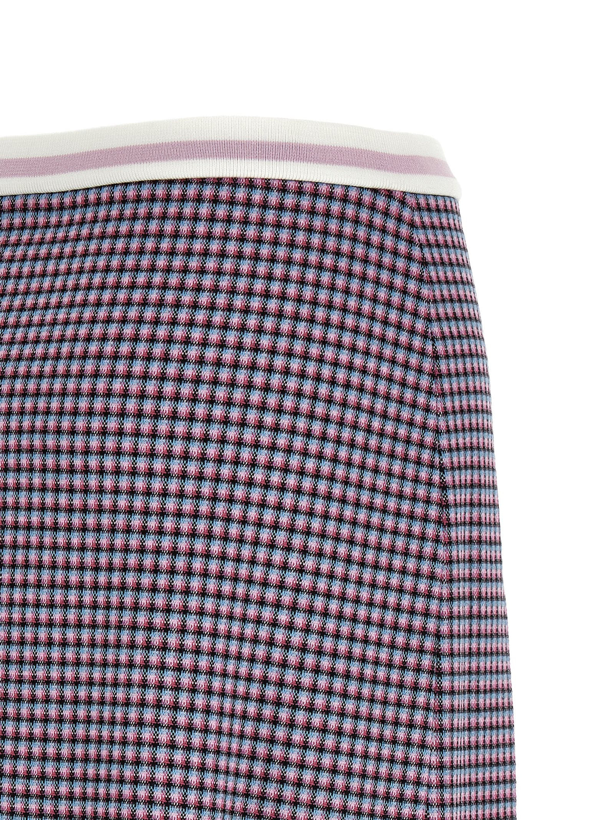 Marni Houndstooth Skirt Purple, view 4