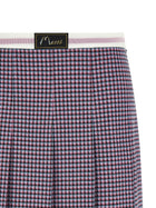 Marni Houndstooth Skirt Purple, view 3