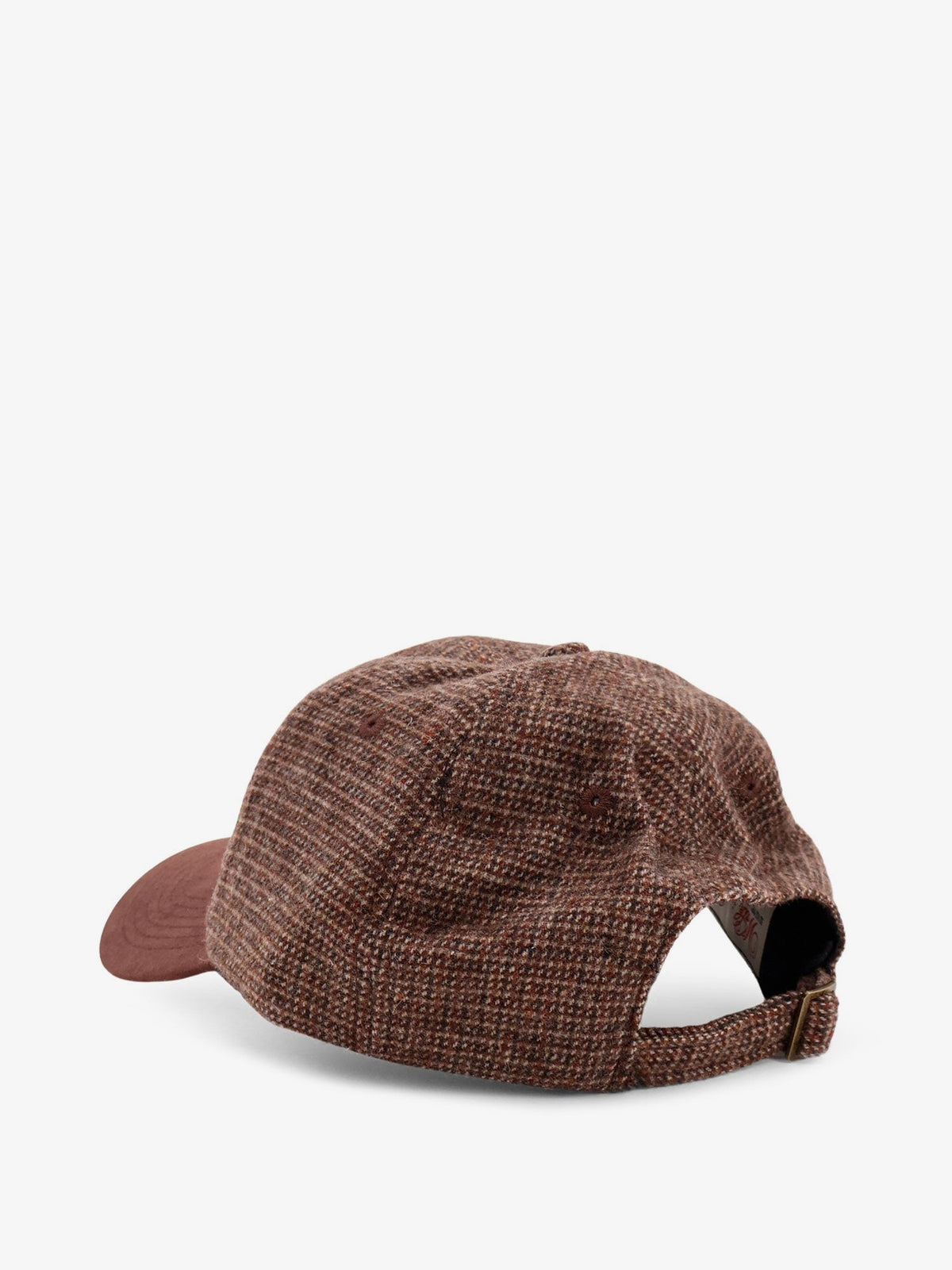 Walk In Paris Men's Hounstooth Pattern Hat Brown, view 3