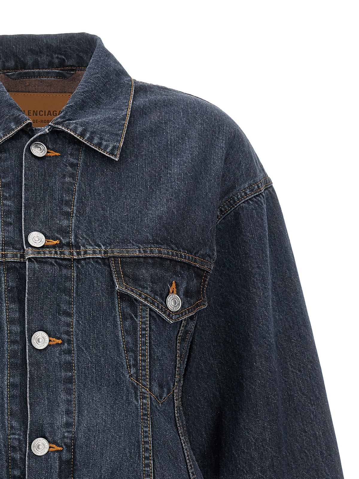 Balenciaga Hourglass Jacket Blue, view 3