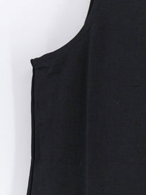 Rohe Women's Hourglass Linen and Silk Blend Long Dress Black
