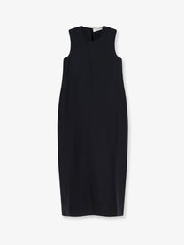 Rohe Women's Hourglass Linen and Silk Blend Long Dress Black
