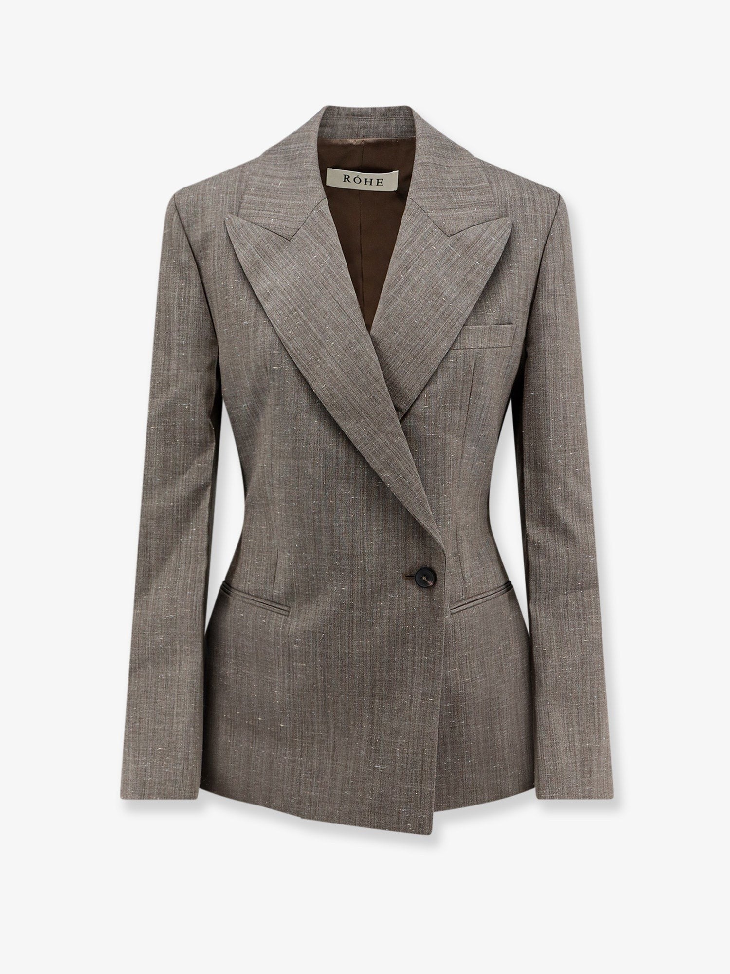Rohe Women's Hourglass Shaped Wool Blend Blazer EARTHSLUB
