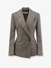 Rohe Women's Hourglass Shaped Wool Blend Blazer EARTHSLUB